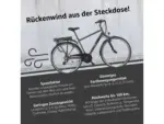 Telefunken Trekking E Bike 21 Gang Shimano Kettenschaltung Hinterradmotor 36V 10Ah Akku XT481 – Bild 7