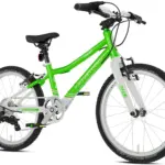 PROMETHEUS BIKES Kinderfahrrad 20 Zoll PRO ab 6 Jahren Ultraleicht 7-Gang Premium Grün Weiß