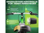 PROMETHEUS BIKES Kinderfahrrad 20 Zoll PRO ab 6 Jahren Ultraleicht 7-Gang Premium Grün Weiß – Bild 5